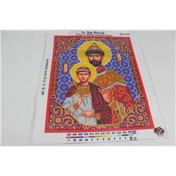 Рисунок на ткани для вышивания бисером Св.Царь Николай 20*25 см