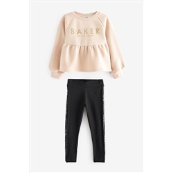 Baker by Ted Baker (12-18mths- 13yrs) Peplum Sweater And Legging Set