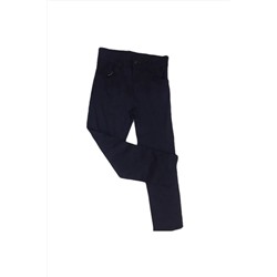 Яркие детские льняные брюки темно-синие KAR-KTNPNT