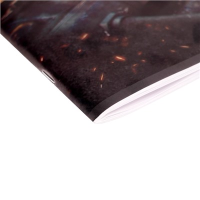 Альбом для рисования А4, 40 листов на скрепке "Танки", обложка мелованная бумага 120 г/м², внутренний блок офсет 100 г/м²