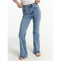 Брюки женские джинсовые FLARE FIT голубые