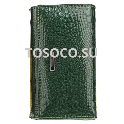 712h7 green кошелек натуральная кожа 10x14x2