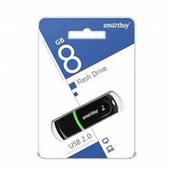 USB карта памяти 8ГБ Smart Buy Paean (черный)