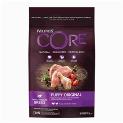 Сухой корм для щенков мелких и средних пород Wellness Core Puppy Original Small and Medium breed из индейки с курицей