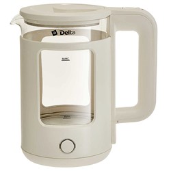 Чайник электрический 1500 Вт, 1,5 л DELTA DL-1112 белый