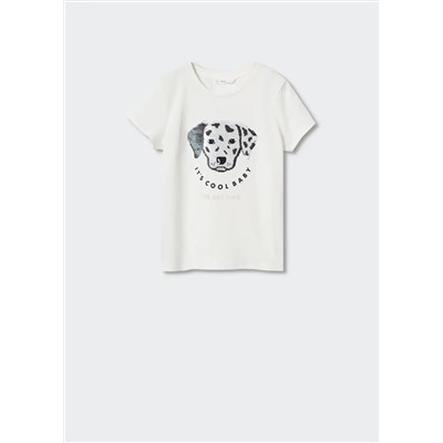 Camiseta animal lentejuelas -  Niña | MANGO OUTLET España