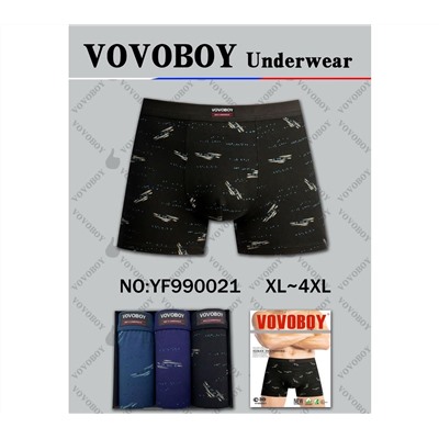 Мужские трусы Vovoboy YF990021 боксеры хлопок XL-4XL