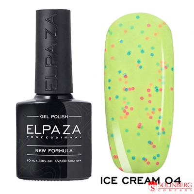 Гель лак для ногтей 10 мл. ELPAZA ICE CREAM №4