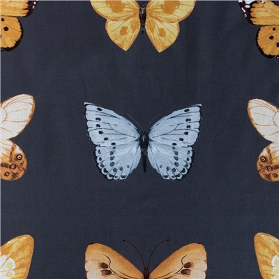 Постельное бельё Этель 1.5 сп Butterfly dance 143х215 см,150х214 см, 70х70 см 2 шт,поплин