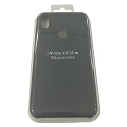Силиконовый чехол для iPhone XS MAX грифельный