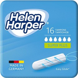 Тампоны безаппликаторные Helen Harper, Super Plus, 16 шт.