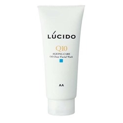 Mandom Пенка "Lucido oil clear facial foam" растворяющая жировые загрязнения в порах кожи лица (для мужчин после 40 лет) без запаха, красителей и консервантов 130 г / 36