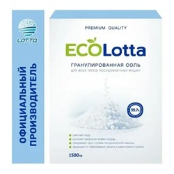 Соль гранулированная для ПММ "ECOLOTTA" 1 500 г