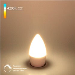 Светодиодная диммируемая лампа Dimmable 7W 4200K E14 (C35)