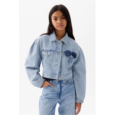 Gap Cropped Icon Denim Jacket (4-12yrs)