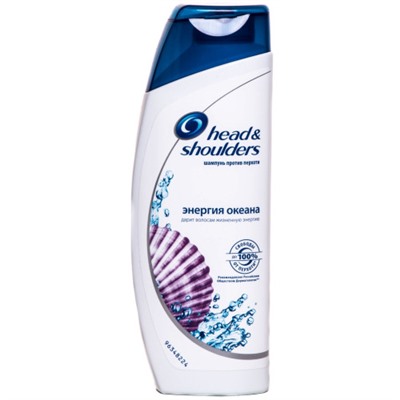 Шампунь-бальзам для волос Head and Shoulders (Хед Энд Шолдерс) Энергия океана 2 в 1, 400 мл