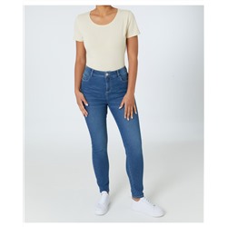 High-Waist-Jeans Janina, Skinny-fit, knöchellang