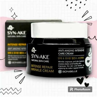 [Bonibelle] Крем для лица с змеиным пептидом, SYN-AKE INTENSE REPAIR WRINKLE CREAM 80 мл