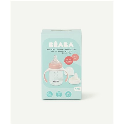 BEABA
BIBERON D'APPRENTISSAGE 2 EN 1 ROSE 210ML