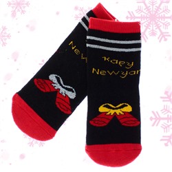МАХРОВЫЕ праздничные носки «Новогодние мотивы» 20-25, 25-30