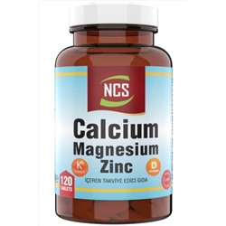 Ncs® Calcium Magnesium Zinc D&k (кальций-магний-цинк) 120 таблеток ncscalcium120