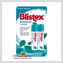 Бальзам для губ Blistex Medilip с календулой, мятой и эвкалиптом 2x4,25 гр