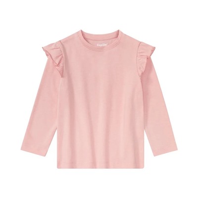 lupilu® Kleinkinder Mädchen Shirts, 2 Stück, mit Baumwolle