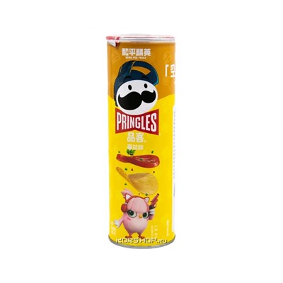 Чипсы со вкусом томатов Pringles, Китай, 110 г Акция