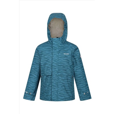 Regatta Kids Blue Bambee Waterproof Jacket