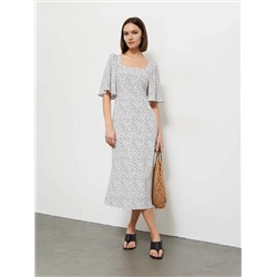 Платье с принтом  цвет: Белый PL1395/venner | купить в интернет-магазине женской одежды EMKA