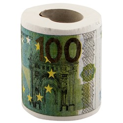 Туалетная бумага 100 евро мини  /  Артикул: 96900