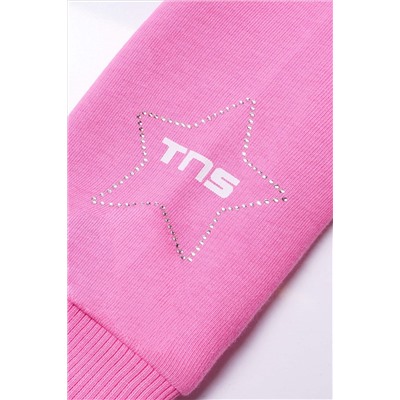 Pineapple Pink X The Next Step Logo Crop Hoodie