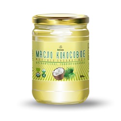 Масло кокосовое  для жарки, рафинированное (organic), BONCOCOS, 500мл, ст/б