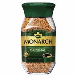 Кофе растворимый MONARCH "Original" 190 г, стеклянная банка, сублимированный, 8050934