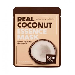 Маска для лица Farm Stay с экстрактом кокоса - Real Coconut Essence Mask
