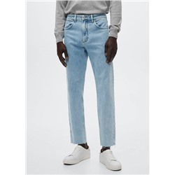 Jeans ben tapered cropped -  Hombre | MANGO OUTLET España