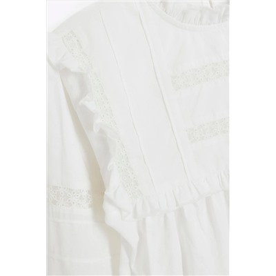 River Island Girls Broderie Blouse