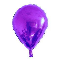 В0105 Шар фольга капля фиолет.61см