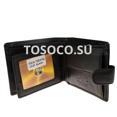 t120d-b  black кошелек Tailian Collection натуральная кожа 10x12x2