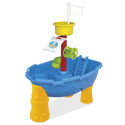 Hualian Toys Стол для игр с песком и водой "Лодка пиратов" (30,5х51х58 см)