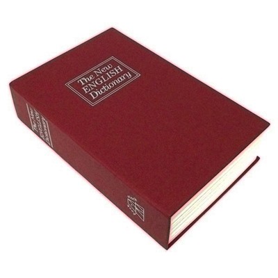 Книга сейф Английский словарь 24 см. бордовая   /  Артикул: 94791