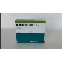 DIAFURYL FORT 200 mg 16 kapsül (название лекарства на русском / аналоги Диафурил)