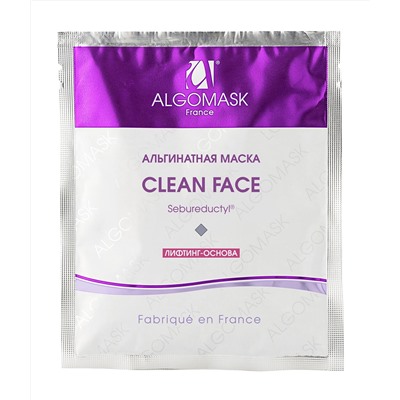 Альгинатная маска "Clean Face" с комплексом Seboreductyl (lifting base) ALGOMASK