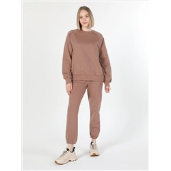 Коричневый женский свитшот Comfort Fit