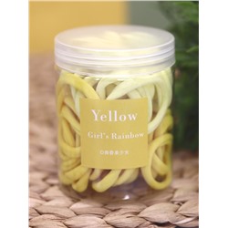 Набор резиночек для волос "Fantasy",  yellow