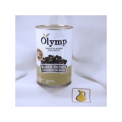Маслины черные оксидированные с косточкой Olymp, жест.банка, 2.5кг