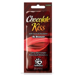 Крем д/солярия “Chocolate Kiss” 8х bronzer,15мл (масла какао и Ши)
