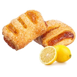 Печенье слоеное Штрудель с начинкой со вкусом лимона, Выбор Лакомки, 1 кг.
