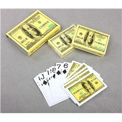 Карты игральные бумажные "Доллар" 54шт
