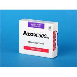 AZAX 500 mg 3 film tablet(аналог СУМАМЕД)